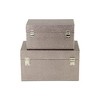 Cheung's Galena Set of 2 Double Happiness Shagreen Boxes Rose Gold - 4 of 4