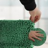 Unique Bargains Bathroom Rug Mat Non-Slip Chenille Shaggy 15.75"x23.62"x1.06" - 3 of 4