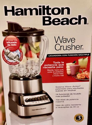 Hamilton Beach Wave Crusher Blender Review - Target Walmart. Watch making  berry smoothie Model 54221 