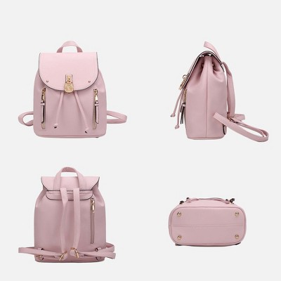 MKF Collection Xandria Vegan Leather Women’s Backpack Bag by Mia K - Pewter — фото 5