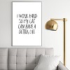 EnvyArt Cat Better Life Metal Framed Art Print - Deny Designs - 2 of 3