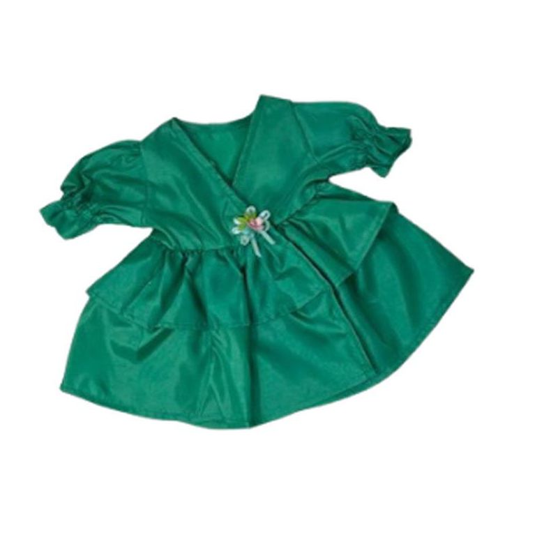 Doll Clothes Superstore Emerald Green Dress Fits 15-16 Inch Baby And Cabbage Patch Kid Dolls, 1 of 5