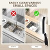 3 Pack Hard Bristle Crevice Cleaning Brush - Multifunctional Gap Cleaning Brush, Bathroom Cleaning Tools, Grout Brush - 3 of 4