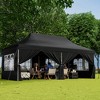 Tangkula 10 x 20 FT Canopy w/ 6 Detachable Sidewalls Carrying Bag UPF50+ Sun Protection - image 2 of 4