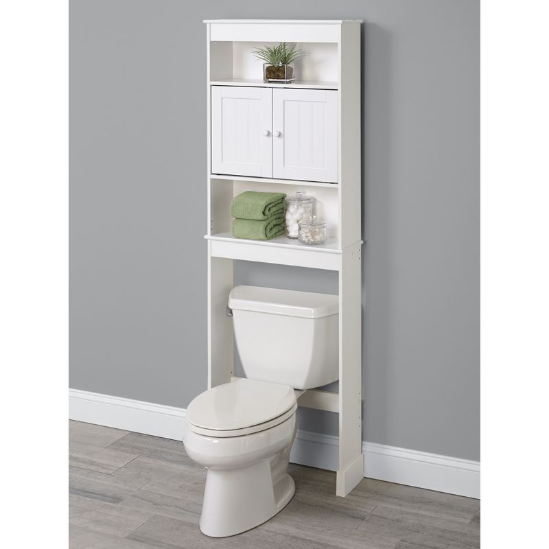 Two Door Cabinet Space Saver White - Zenna Home, 3 of 7
