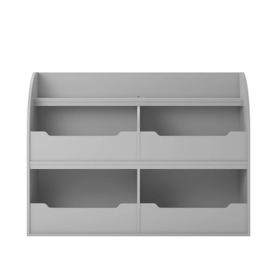 gray toy organizer