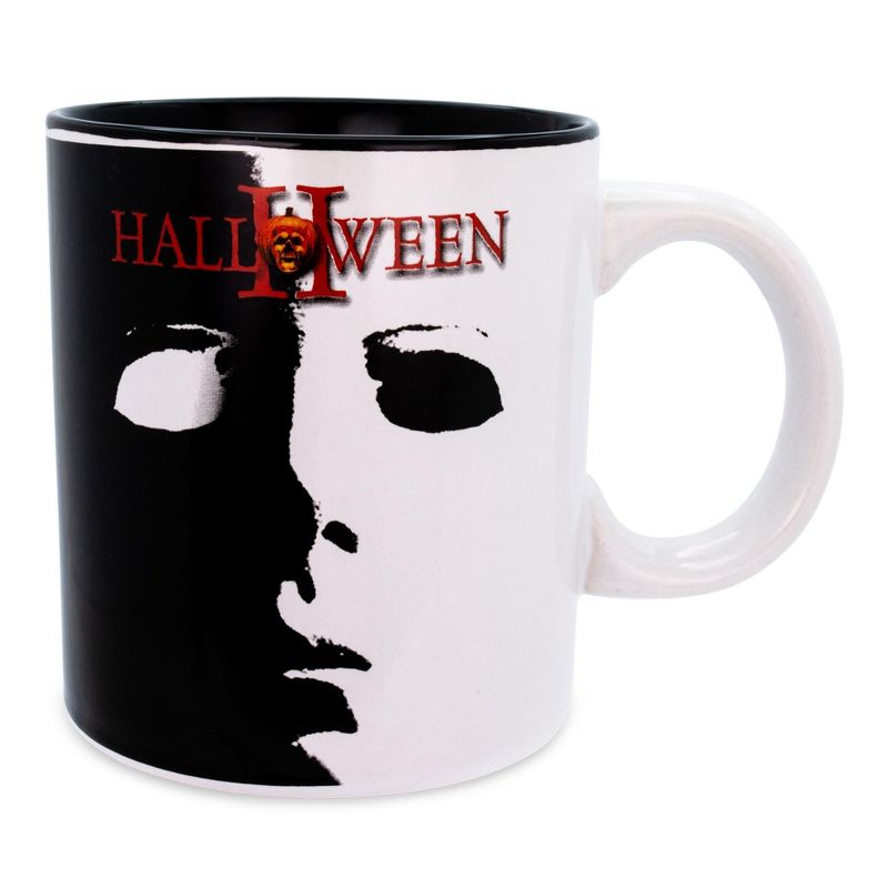 Silver Buffalo Halloween II Michael Myers Face Ceramic Mug | Holds 20 Ounces, 2 of 7
