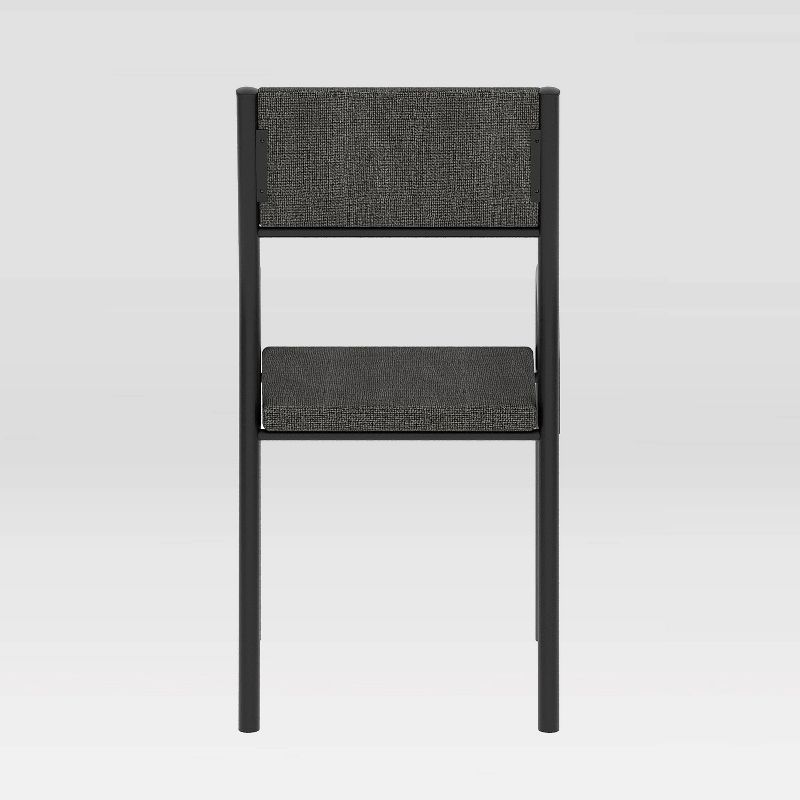Metal Frame Office Visiting Chair Black - Techni Mobili, 4 of 10