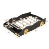 1 Full Car Bed Frame, Solid Wood Platform with Wheels and Built-in Storage for Kids Bedroom Decor - Baofuwish - 4 of 4