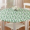 Collections Etc Collections Etc. Patterned Fitted Table Cover with Soft Flannel Backing and Durable Wipe-Clean Vinyl Construction - 2 of 2