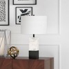Hudson and Canal 21.5" Tall Table Lamp with Fabric Shade - 2 of 4