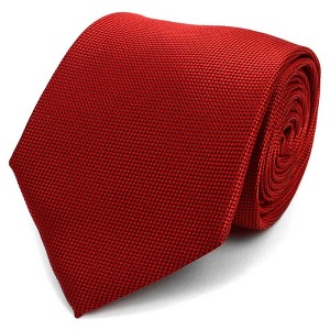 Boy's Solid Color Microfiber Poly Woven 2.5 Inch Wide And 49 Inch Long Necktie - 1 of 4