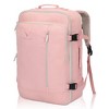 Hynes Eagle 38L Carry on Backpack Wristlet Wallet Set-Pink - 3 of 4