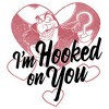 Men's Peter Pan Valentine's Day Captain Hook I'm Hooked on You Long Sleeve Shirt - 2 of 4