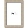 PosterPalooza | 7x11 Thin Barnwood Picture Frame, UV Acrylic, 2 Finishes - Grey and Black - 2 of 4