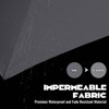 HYLEORY Germar Market Umbrella, Size: 90" H x 120" W x 120" D - 2 of 4