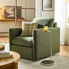 18"x18" Stripe Square Toss Pillow Green/Tan - Hearth & Hand™ with Magnolia - 2 of 4