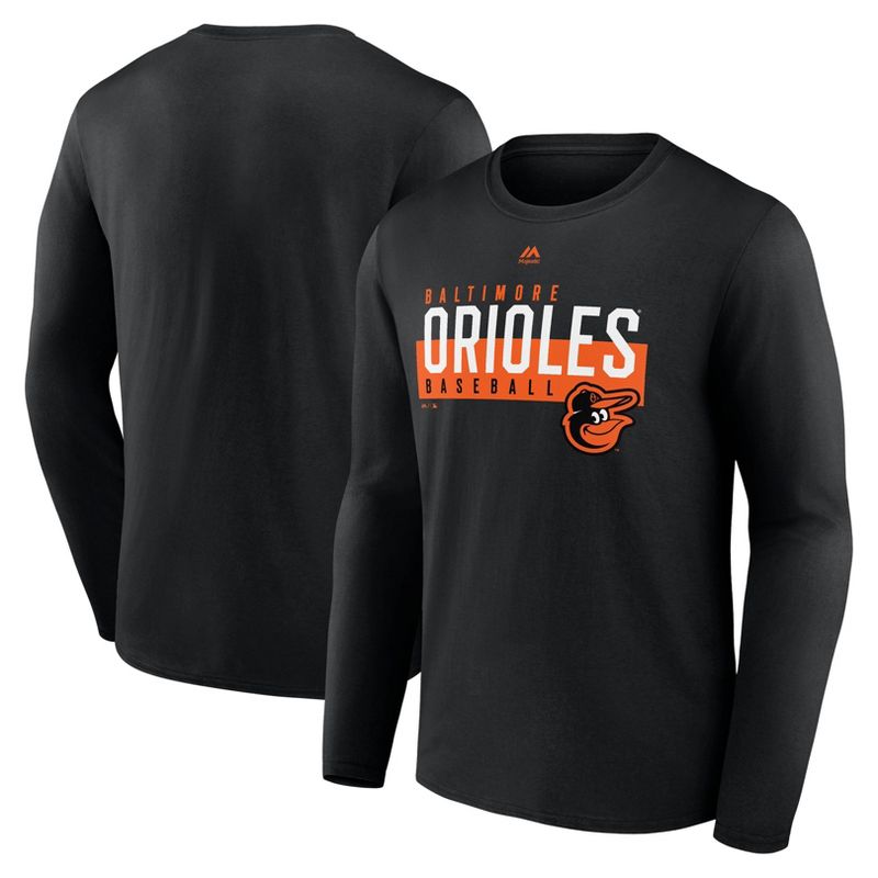 MLB Baltimore Orioles Men&#39;s Long Sleeve Core T-Shirt, 1 of 4