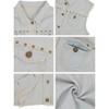 Anna-Kaci Women's Cotton Denim Cropped Vest for Everyday Look - 4 of 4