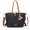 MKF Collection Layla Solid Tote Bag Convertible Backpack by Mia k - 2 of 4