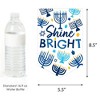 Big Dot of Happiness Hanukkah Menorah - Chanukah Holiday Party Bunting Banner - Party Decorations - Happy Hanukkah - 2 of 4