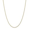 Black Bow Jewelry 1.4mm 10k Yellow Gold Solid Singapore Chain Necklace - 3 of 4