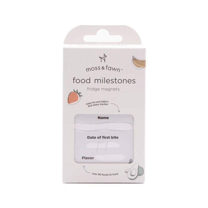 Moss and Fawn Food Milestones Magnet, 1 of 5