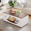 Hommoo Rectangle Coffee Table With Open Storage - 2 of 4