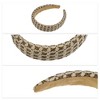 Unique Bargains Women's Tweed Padded Fashion Hairband Non Slip Knitted Check Pattern 1 Pc - 4 of 4
