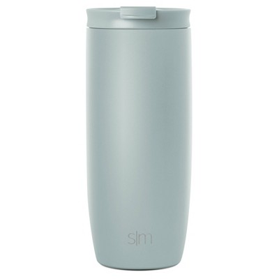 Voyager Travel Mug with Flip Lid + Straw - 16oz – White Rhino Coffee