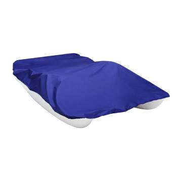 Unique Bargains 300D Solution-Dyed Polyester Pedal Boat Cover with Air Vents 112.5"x65 1 Set
