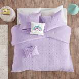 Kelsey Cotton Jacquard Pom Pom Comforter Set