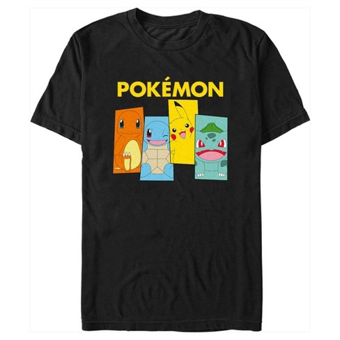Men's Pokemon Character Boxes T-shirt - Black - Medium : Target