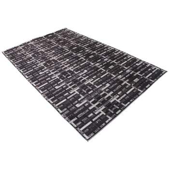 Walk on Me Faux Cowhide The Missing Link Loomed Area Rug