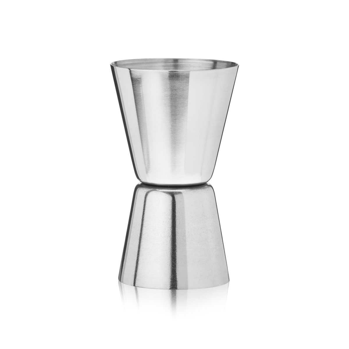 True Big Jig Cocktail Measuring Jigger for Bartending, Durable Stainless Steel Double Jiggers, Bar Tools, Home Bar Accessories 1 oz & 1.5 oz, Set of 1