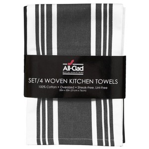 All-Clad Woven Bistro Kitchen Towels, 4-Pack - 1 of 4
