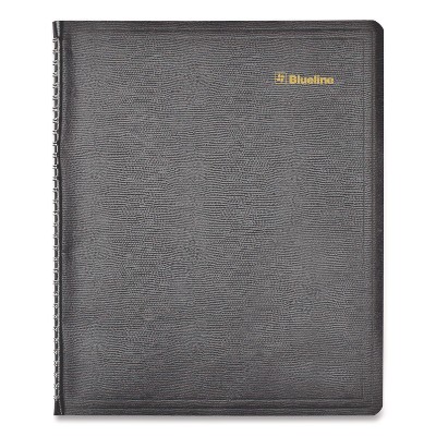 Plan and Link Weekly Appointment Planner, 11" x 9.06", Black Cover, 12-Month (Jan to Dec): 2025