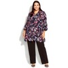 Avenue Women's Plus Size Enchant Print Tunic - 3 of 4