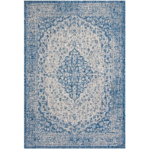 Courtyard CY8720 Power Loomed Indoor/Outdoor Area Rug  - Safavieh - 1 of 4