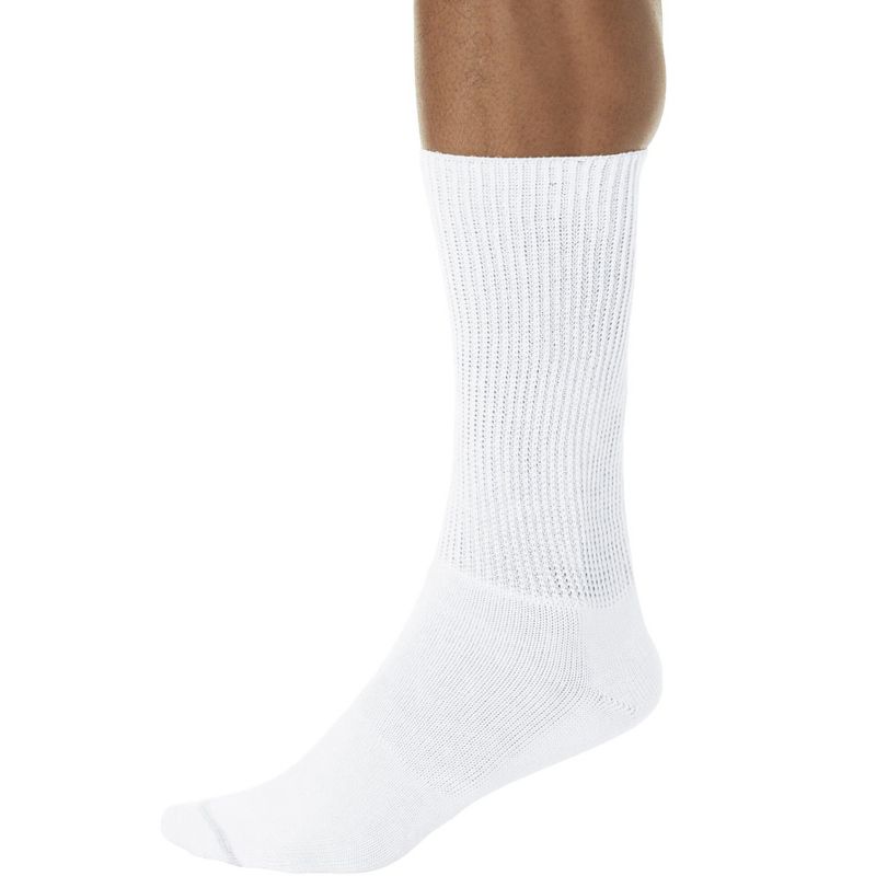 KingSize Men's Big & Tall Diabetic Crew Socks with Extra Wide Footbed, 1 of 2