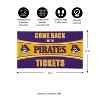 Evergreen Come Back with Tickets East Carolina University 28" x 16" Woven PVC Indoor Outdoor Doormat - 2 of 4