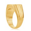 Metallo Stainless Steel CZ Square Ring  - Available Sizes:  9 ,  13 ,  12 ,  11 ,  10 - 2 of 3