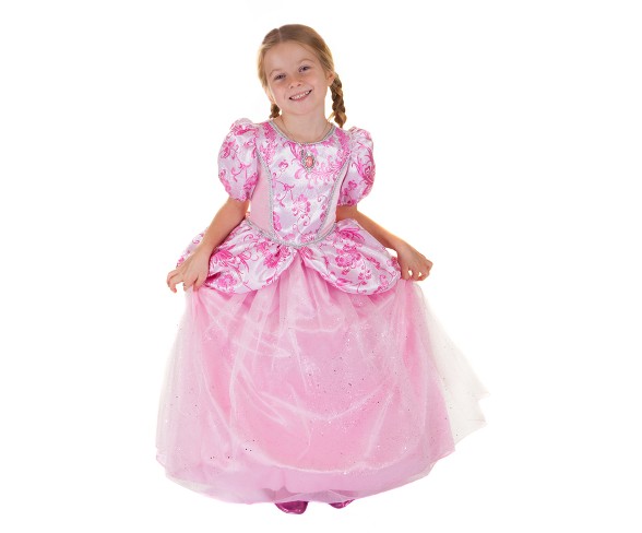 Great Pretenders Pretty In Pink Princess Gown Bundle with Tiara - Kid's Size 4-7