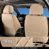 Coverado Car Seat Covers Front and Rear Faux Leather Seat Protector Accessories Universal Fit Most Vehicles - 3 of 4