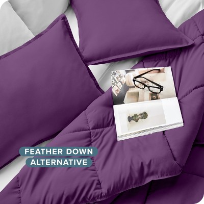 Plum Queen Ultra-Soft Microfiber Comforter Set - 3 Pieces
