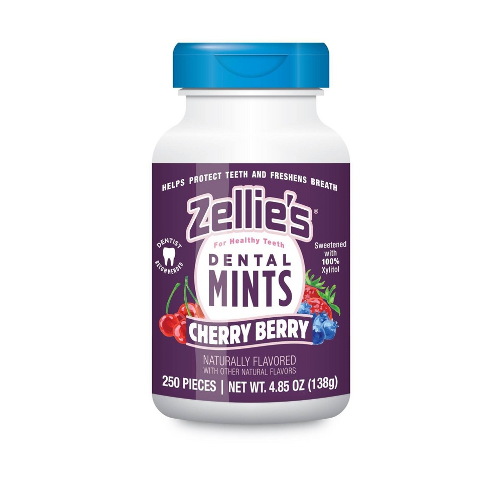 Zellie's Cherry Berry Xylitol Dental Mints - 250ct