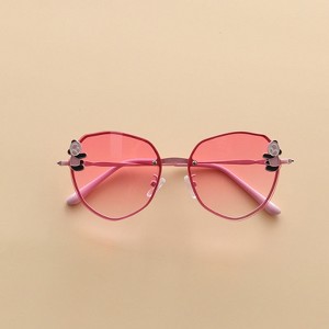 MyKids-Usa Kids Boy And Girl Cartoon Animal Shape Round Frame Fashion Sunglasses - 1 of 4