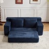 PAGED Loveseat Sofa Comfortable Deep Seat Sofa Bed Modern Corduroy Couch with Pillows for Living Room, No Assembly Required - 2 of 4