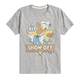 Boys' - Disney - Donald Bit Of A Show Off Short Sleeve Graphic T-Shirt - 1 of 4
