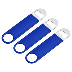 Unique Bargains Stainless Steel Portable Beer Soda Bottle Opener for Home Bar Party 3 Pcs - 1 of 4